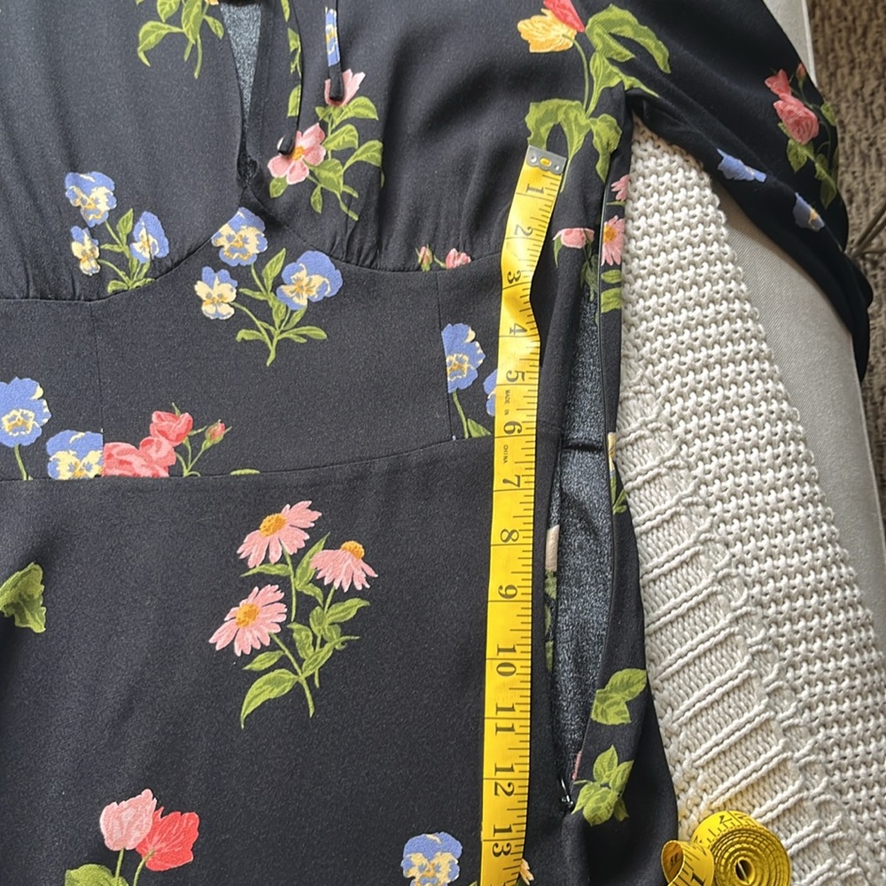 Reformation Will Mini Dress in Night Bloom - Picture 8 of 11